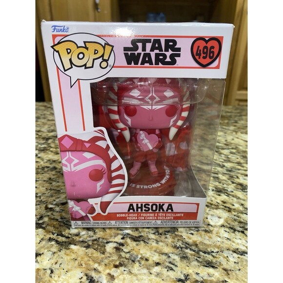 Funko - POP Star Wars: Valentines S2- Ahsoka Brand New In Box - Picture 8 of 8